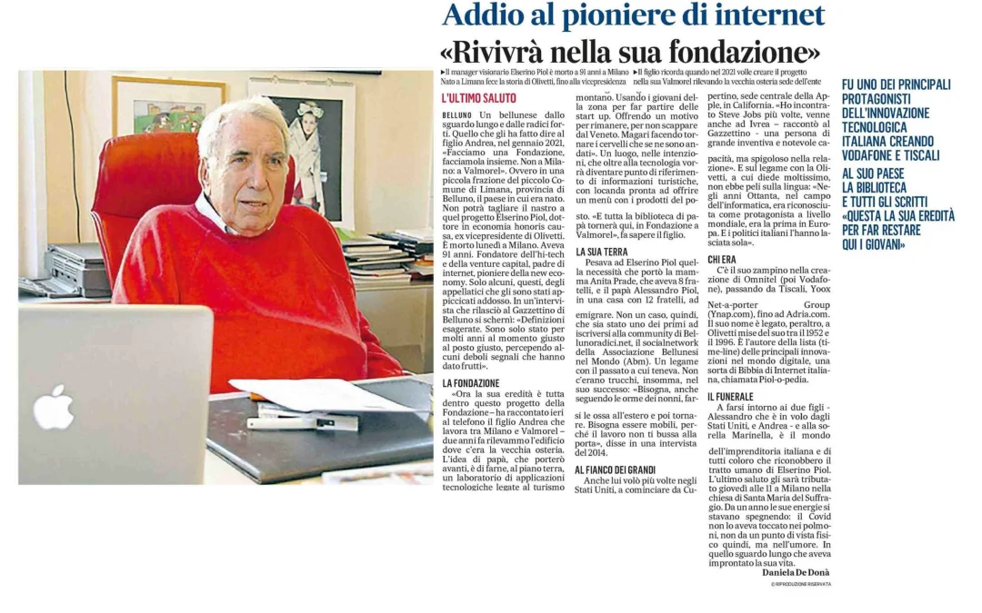Addio al pioniere di internet