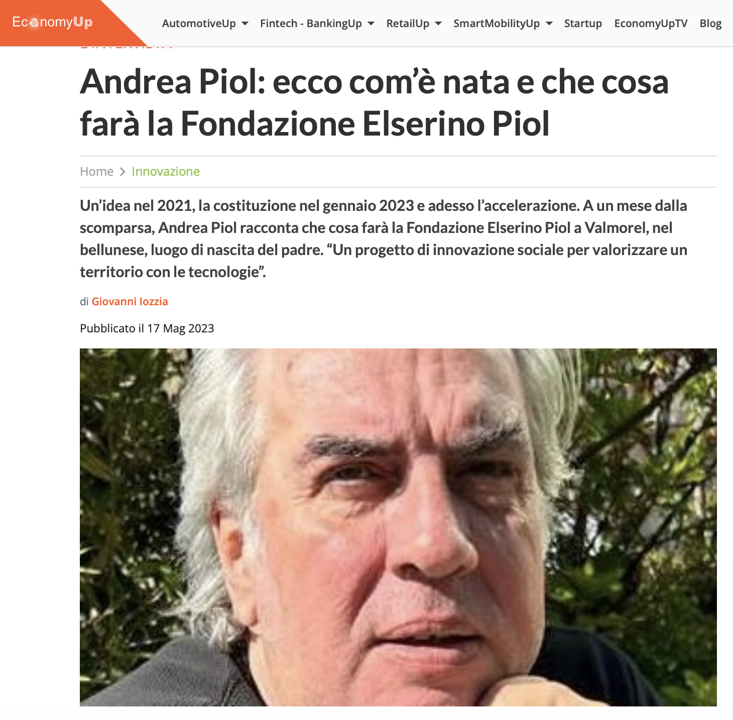 Articolo di: economyup maggio 2023