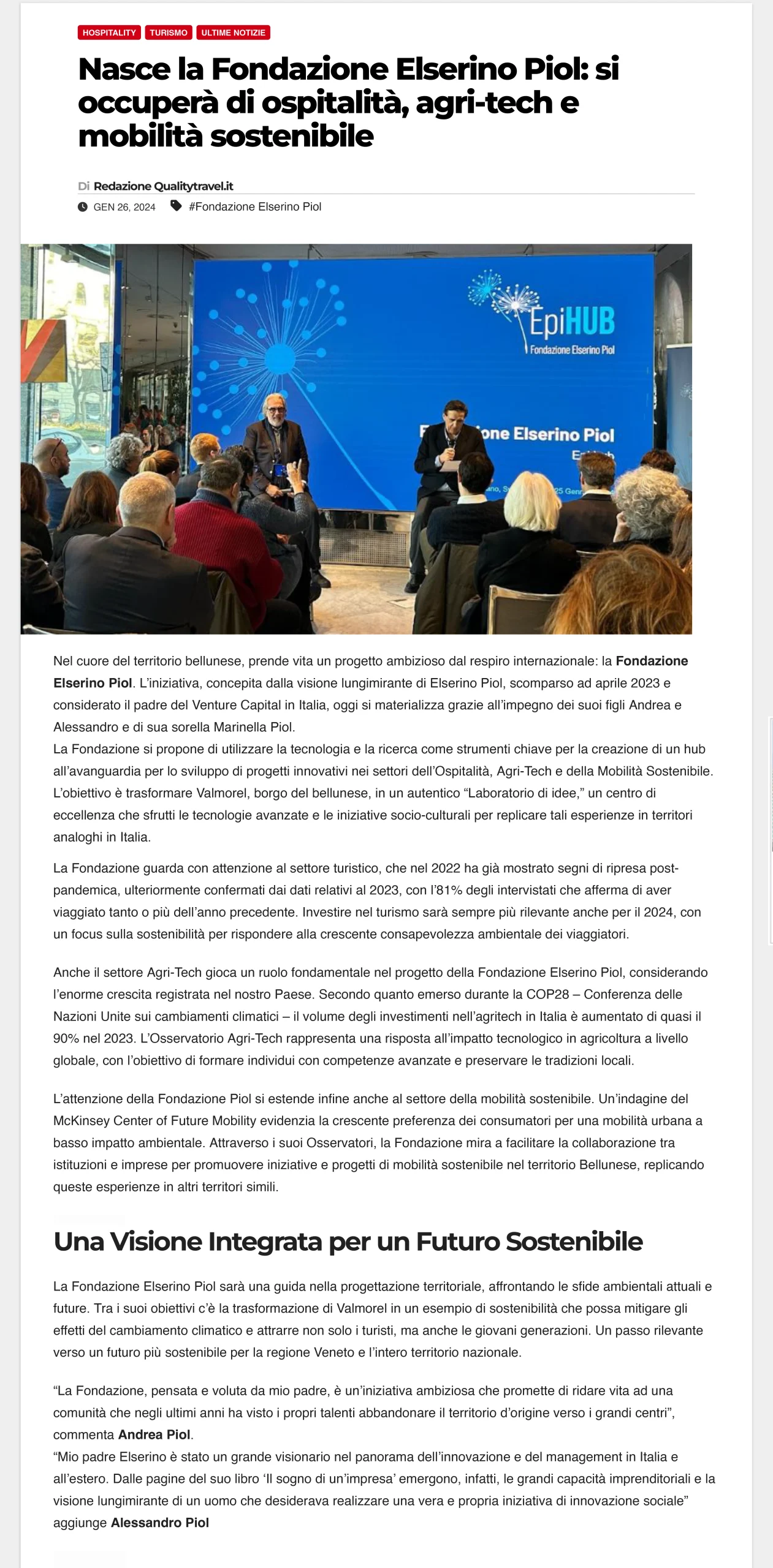 Articolo di: QualityTravel 26 gennaio 2024