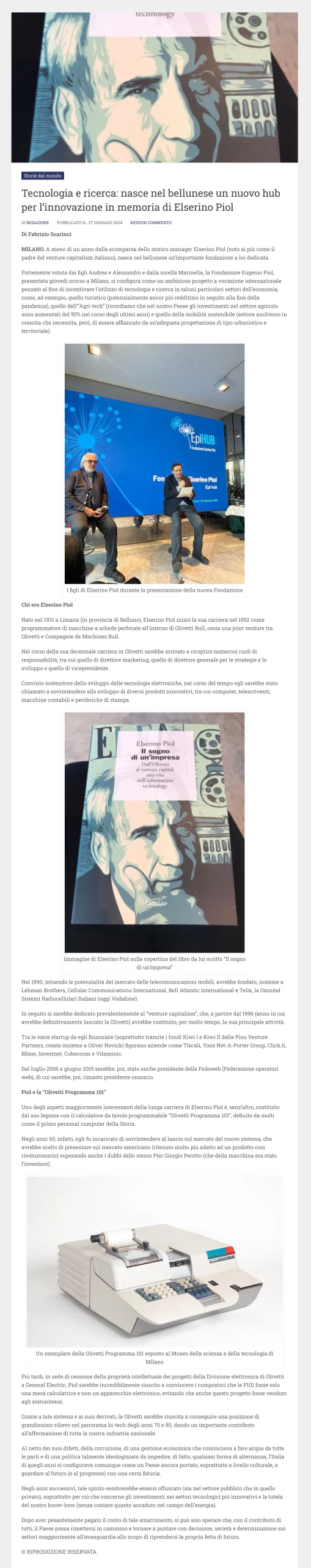 Articolo di: REPORT DIFESA 27 gennaio 2024